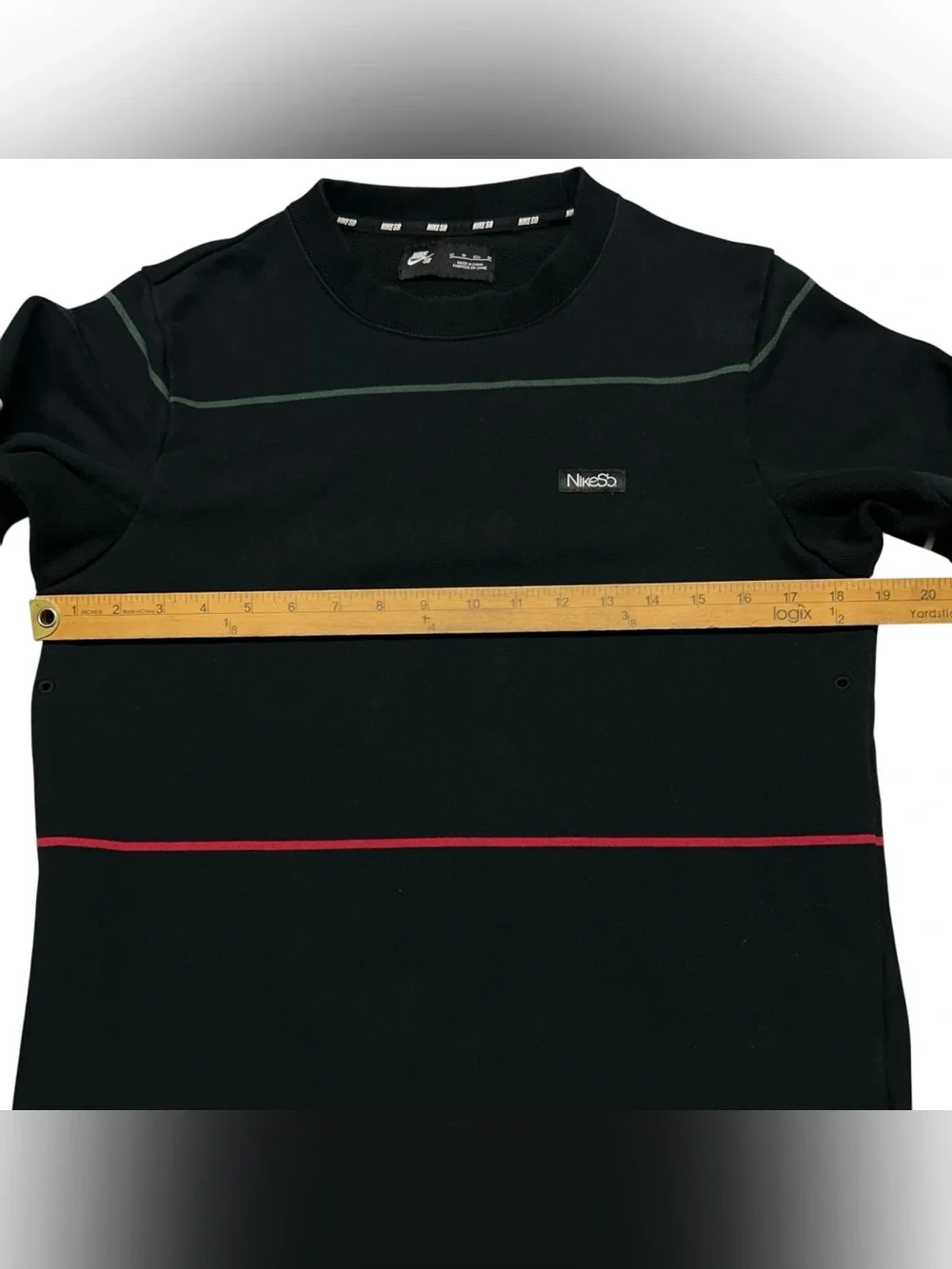 Nike SB Everett Mens Size XS Sweatshirt Stripe Activewear Golf Rare